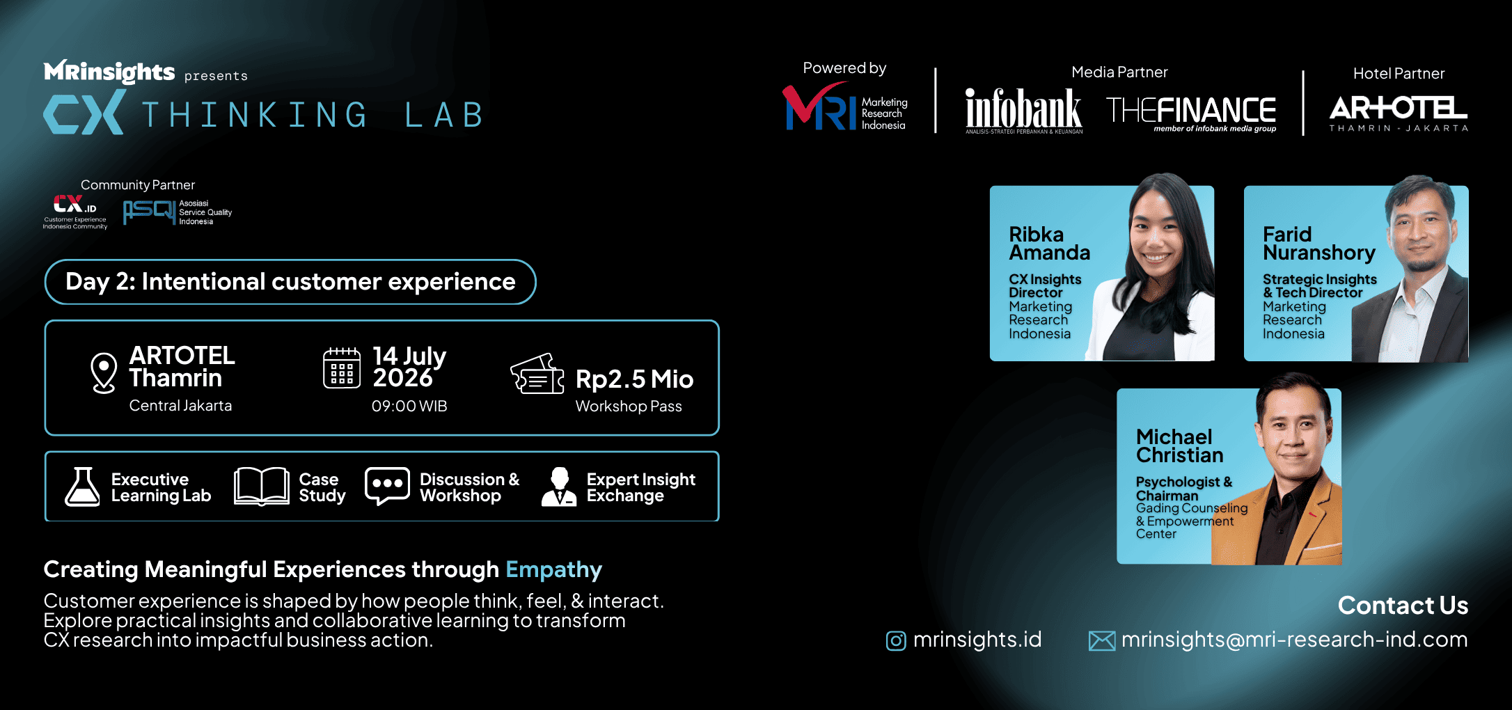 MRInsights 2026 | CX Thinking Labs | Intentional Customer Experience