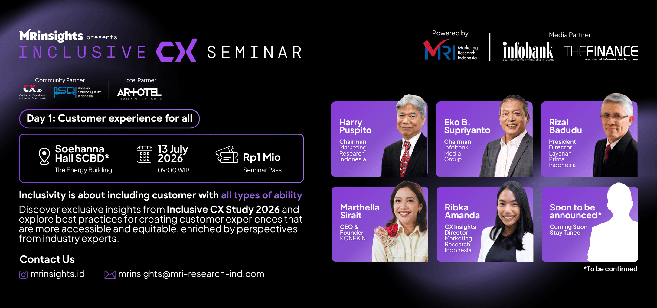 MRInsights 2026 | Inclusive CX Seminar | CX For All