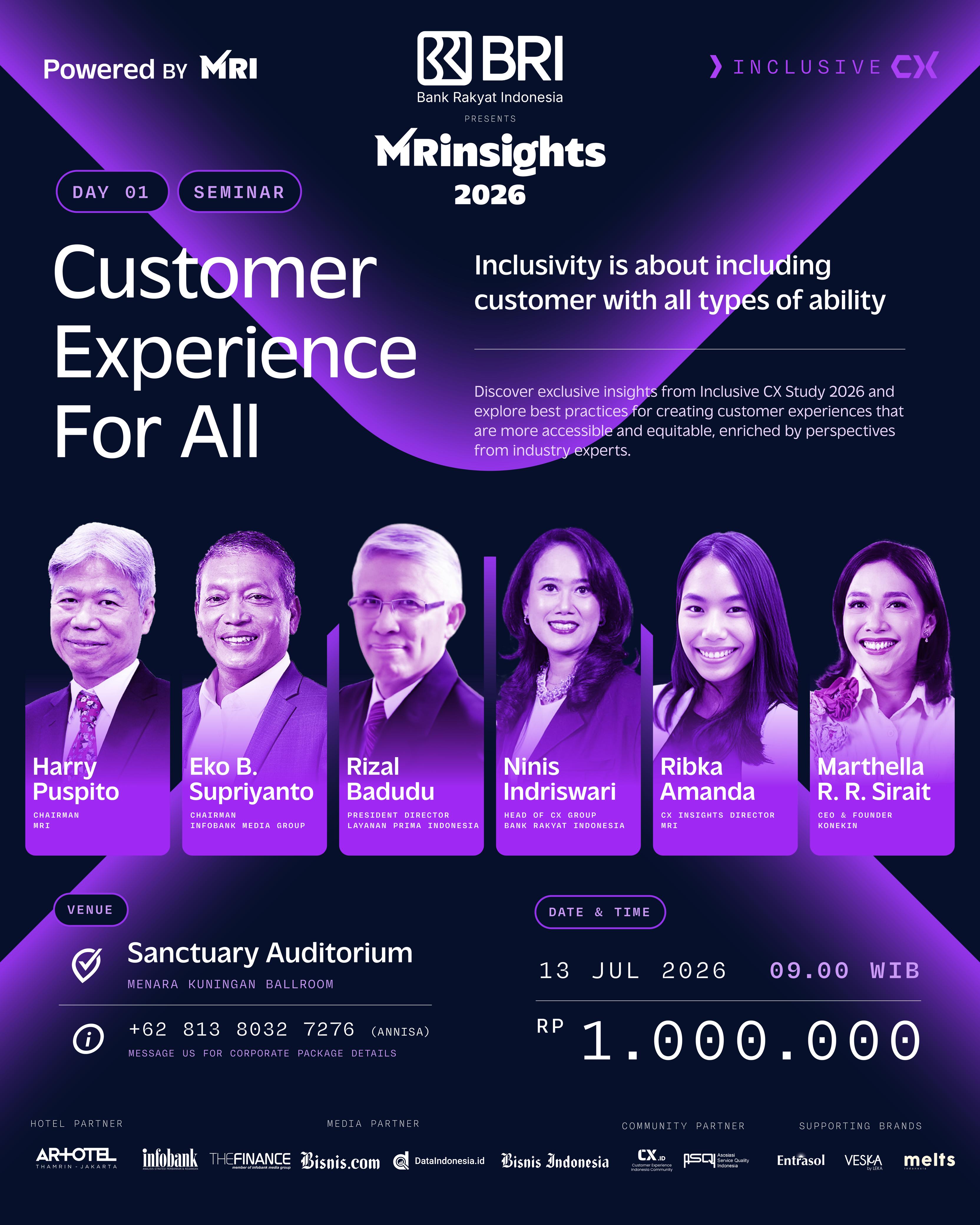 MRInsights 2026 | Inclusive CX Seminar | CX For All