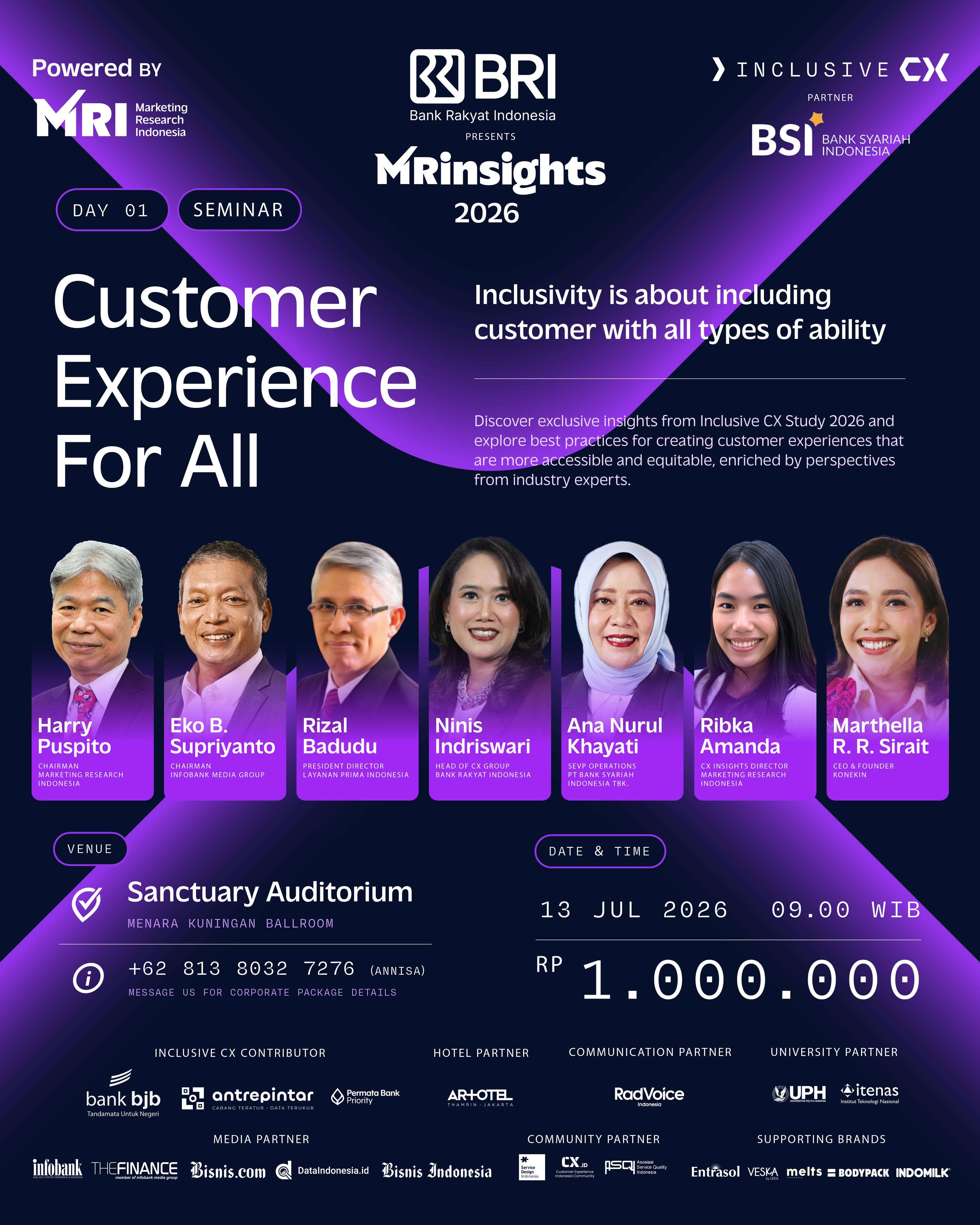 MRInsights 2026 | Inclusive CX Seminar | CX For All